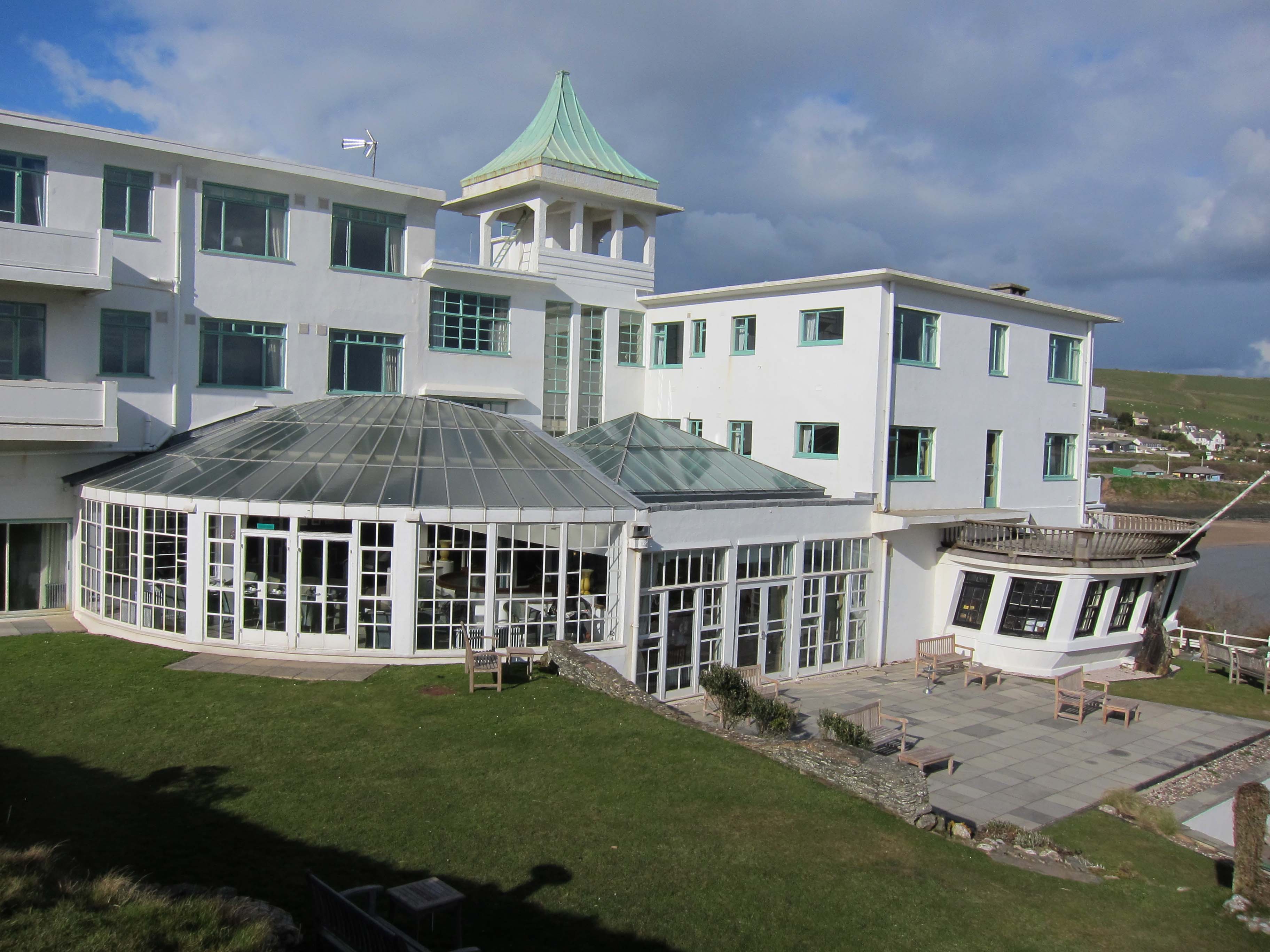 The hotel Burgh Island